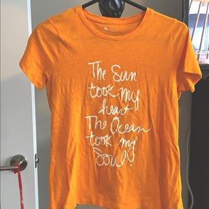 Orange t shirt